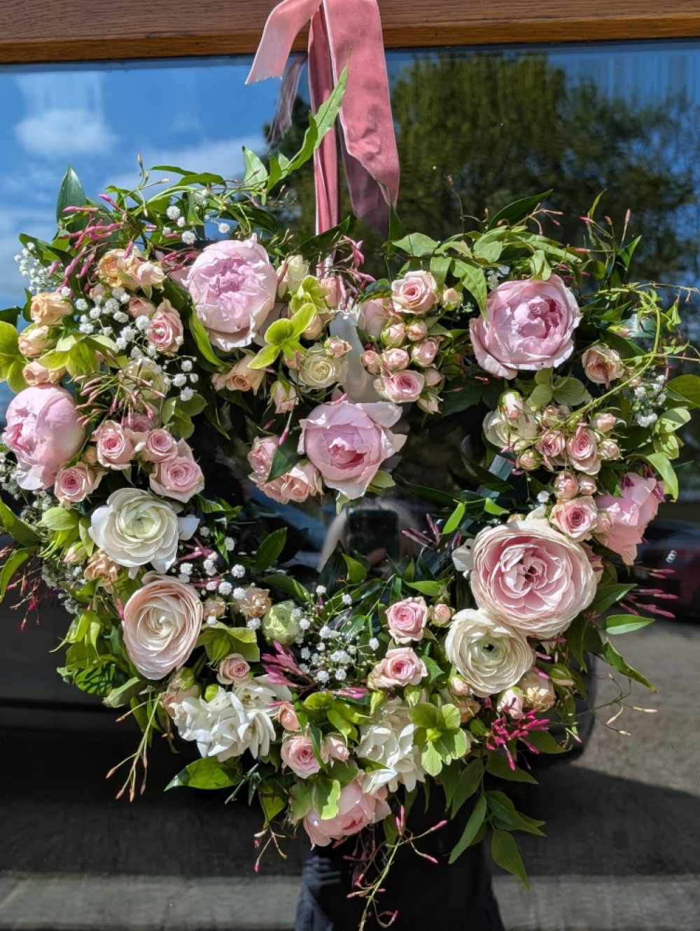 Blush Heart Wreath Product Image